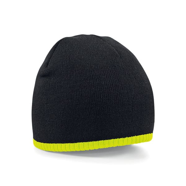 CUFFIA-PARIS-PERSONALIZZABILE-CON-RICAMO-Nero/Giallo fluo