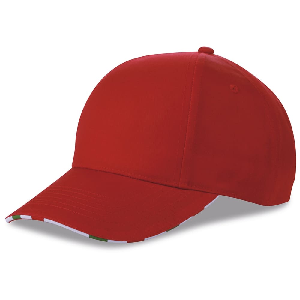 CAPPELLINO-TRICOLORE-Rosso