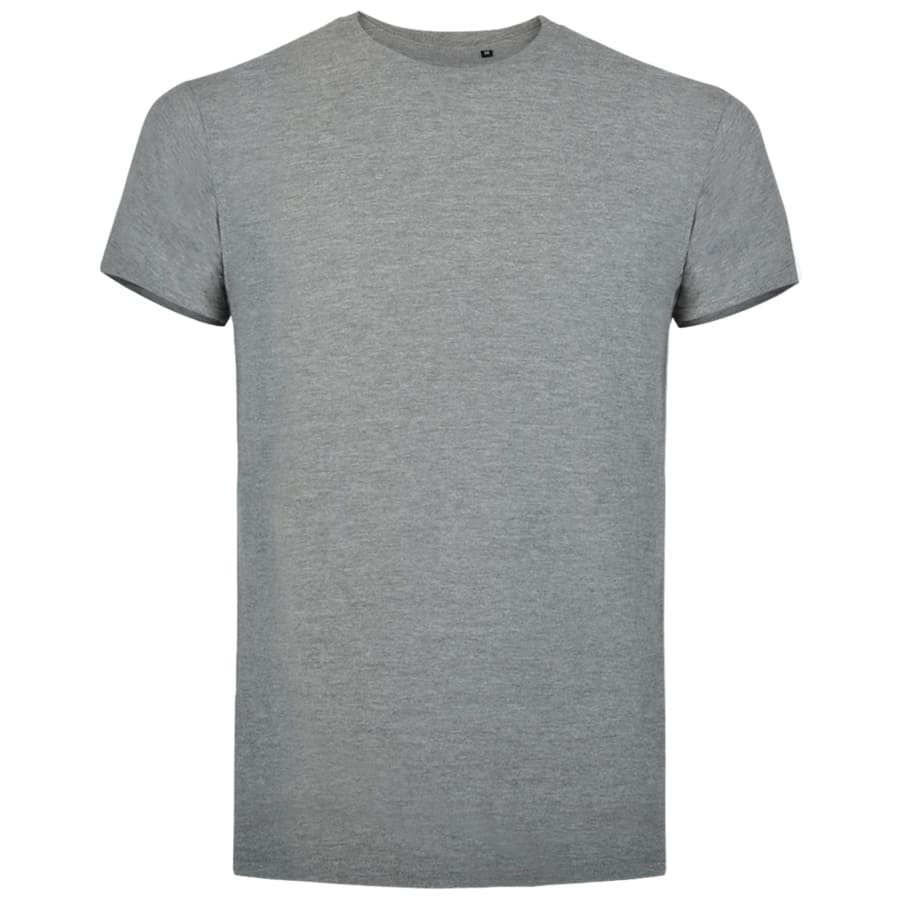 T-SHIRT-ORGANICA-Grigio melange