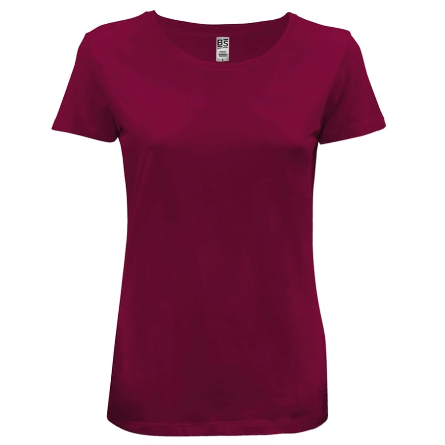 T-SHIRT-EVOLUTION-WOMAN-Bordeaux