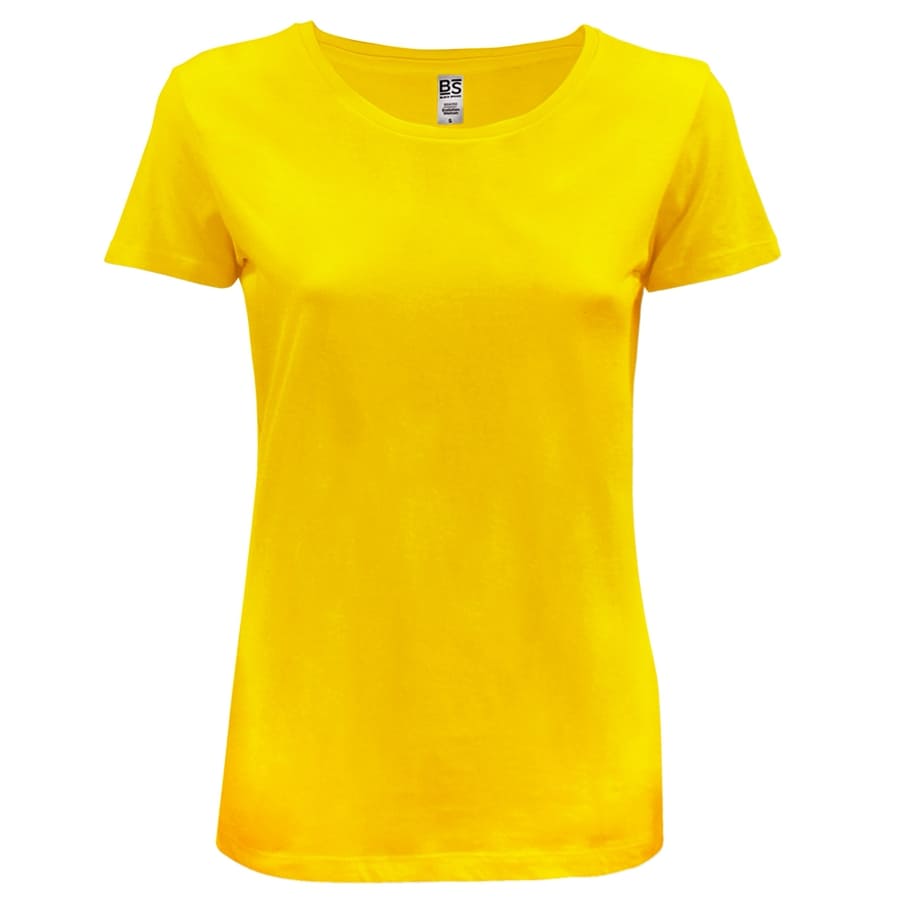 T-SHIRT-EVOLUTION-WOMAN-Giallo oro