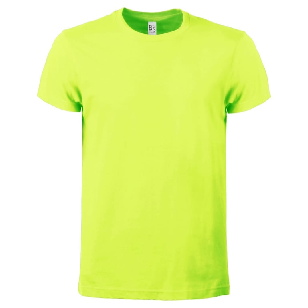 T-SHIRT-EVOLUTION-COLOR-Giallo fluo