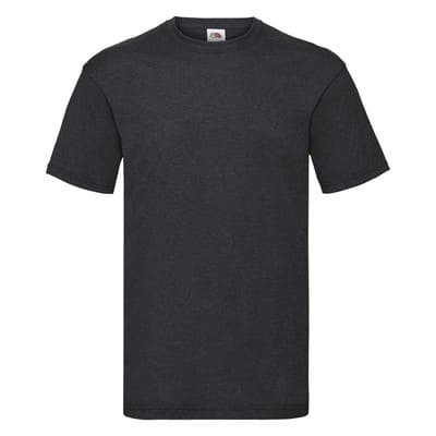 T-SHIRT-VALUE-COLOR-Grigio scuro melange