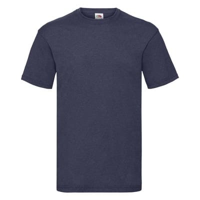 T-SHIRT-VALUE-COLOR-Blu navy melange