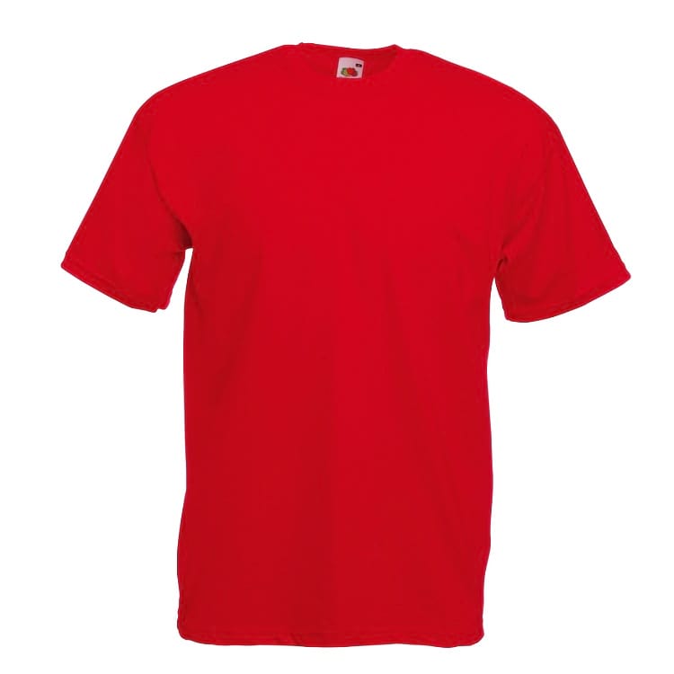 T-SHIRT-VALUE-COLOR-Rosso