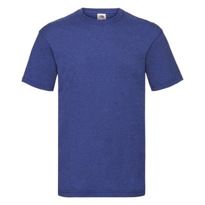 T-SHIRT-VALUE-COLOR-Blu royal melange