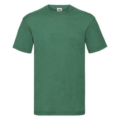 T-SHIRT-VALUE-COLOR-Verde melange