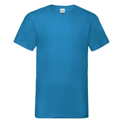 T-SHIRT-VALUE-V-COLOR-Azzurro