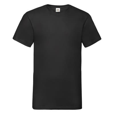 T-SHIRT-VALUE-V-COLOR-Nero