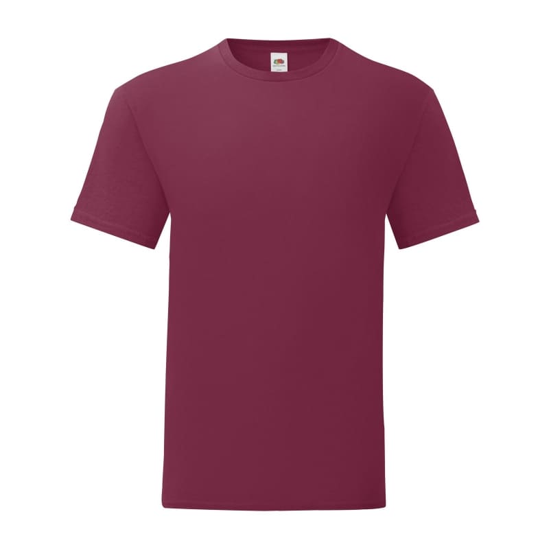 T-SHIRT-ICONIC-COLOR-Bordeaux