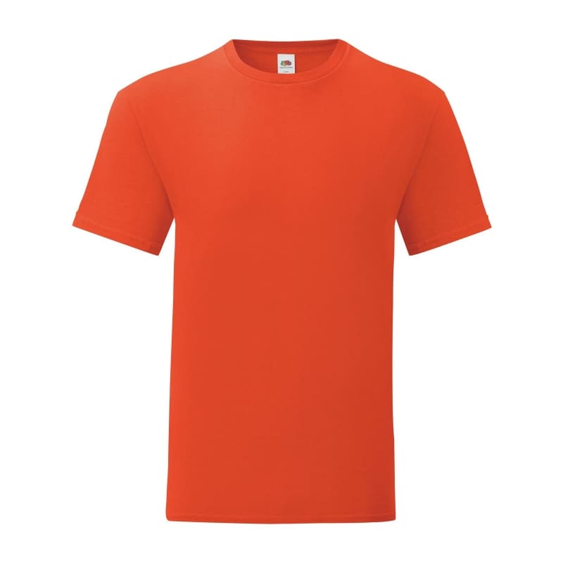 T-SHIRT-ICONIC-COLOR-Rosso fuoco