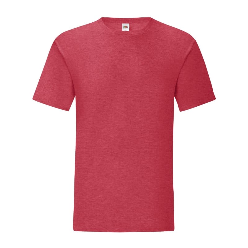 T-SHIRT-ICONIC-COLOR-Rosso melange