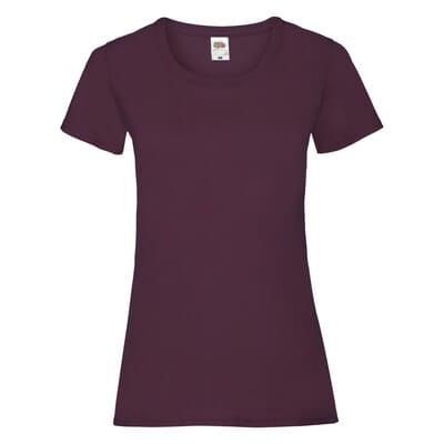 T-SHIRT-VALUE-COLORATA-Bordeaux