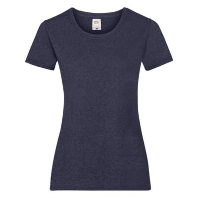 T-SHIRT-VALUE-COLORATA-Blu navy melange