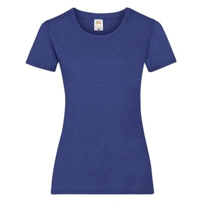 T-SHIRT-VALUE-COLORATA-Blu royal melange