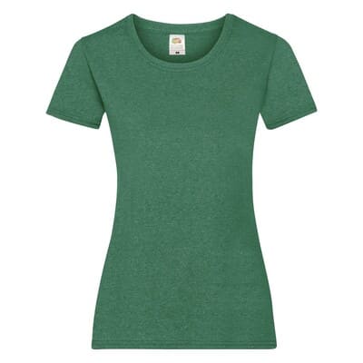 T-SHIRT-VALUE-COLORATA-Verde melange