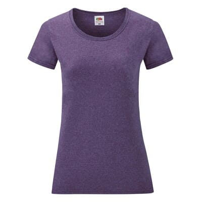 T-SHIRT-VALUE-COLORATA-Porpora melange