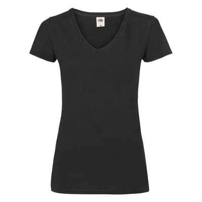 T-SHIRT-VALUE-COLLO-V-Nero