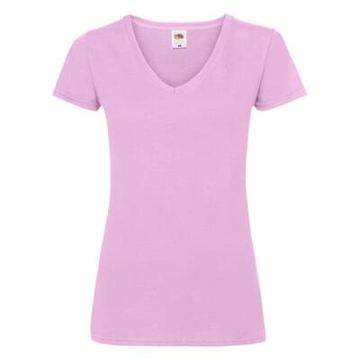 T-SHIRT-VALUE-COLLO-V-Rosa