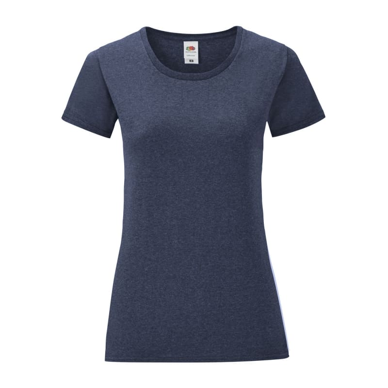 T-SHIRT-ICONIC-COLOR-Blu navy melange