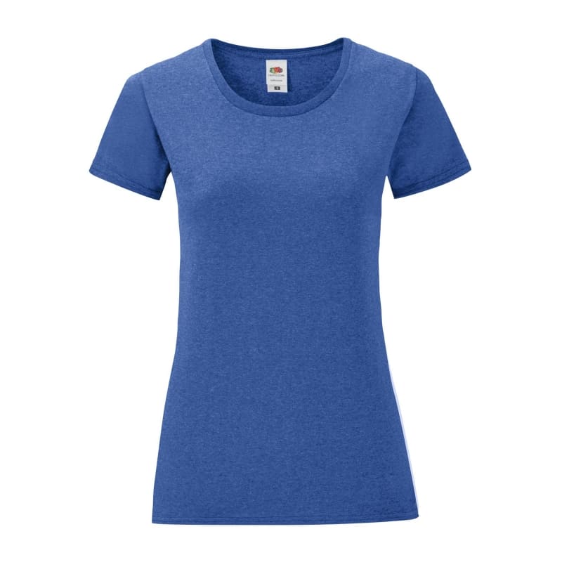 T-SHIRT-ICONIC-COLOR-Blu royal melange