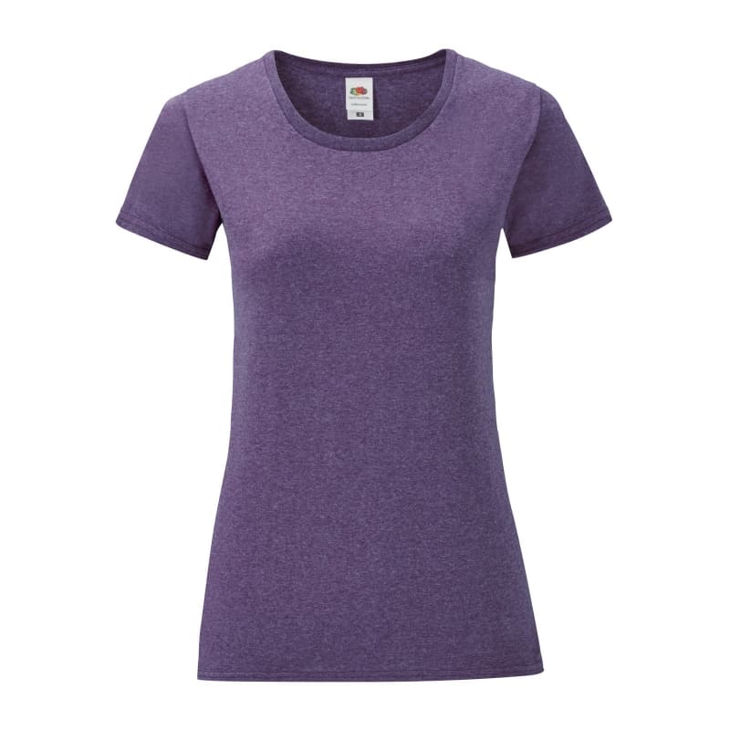 T-SHIRT-ICONIC-COLOR-Viola melange