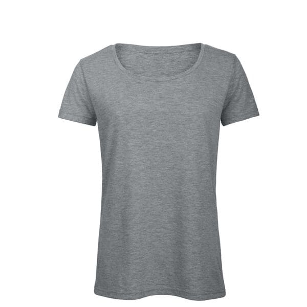 T-SHIRT-TRIBLEND-Grigio melange