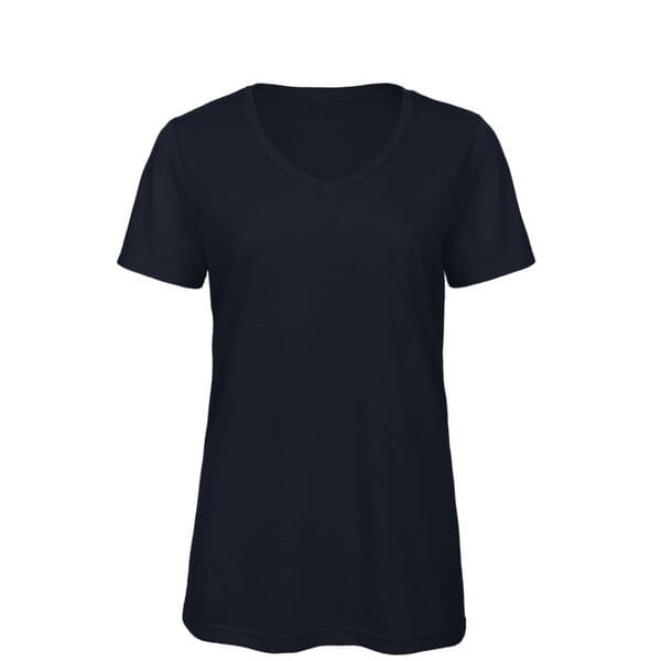 T-SHIRT-TRIBLEND-V-Blu navy