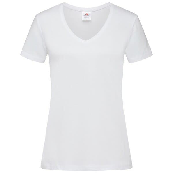 T-SHIRT-V-NECK-BIANCA