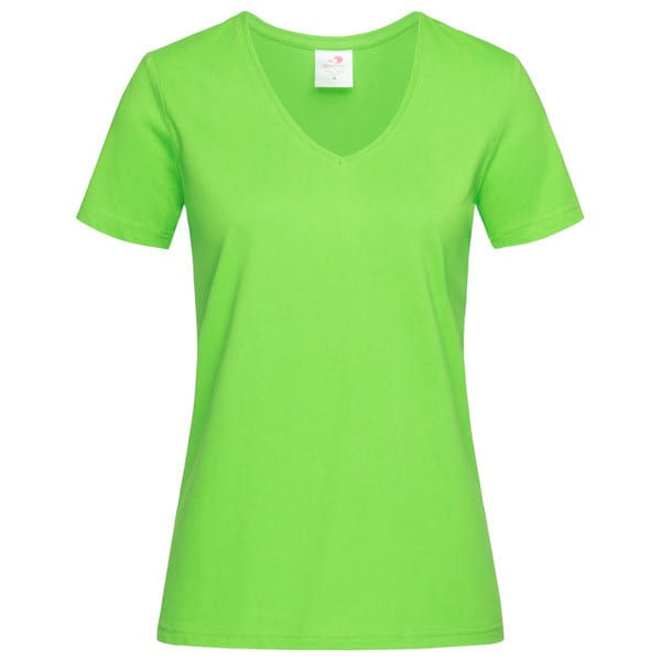 T-SHIRT-V-NECK-COLOR.-Kiwi