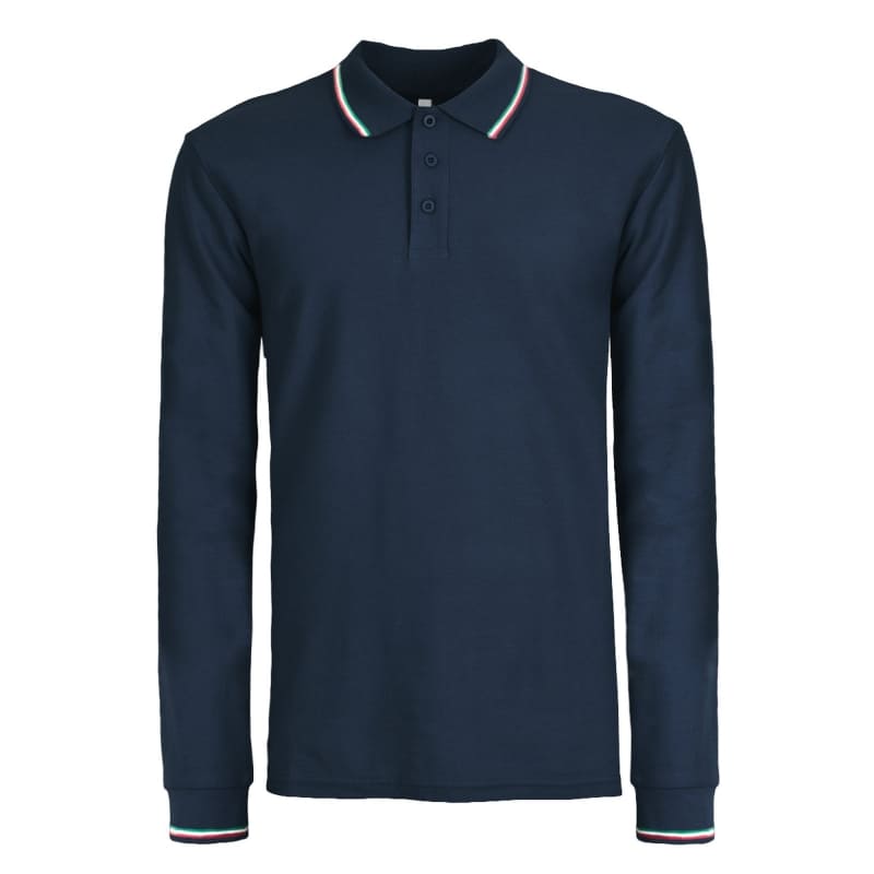 POLO-ITALY-M/L-Blu navy