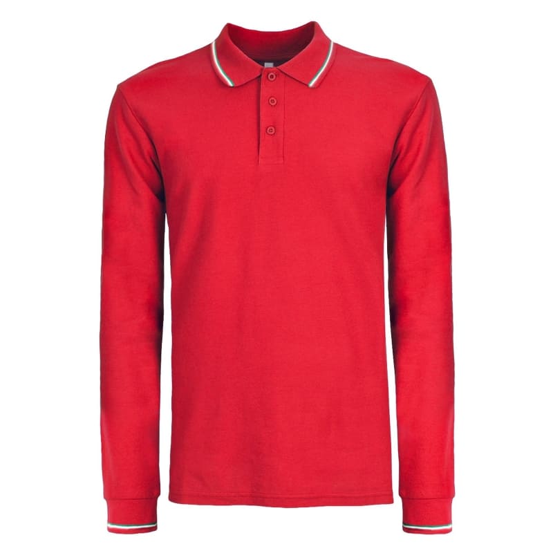 POLO-ITALY-M/L-Rosso