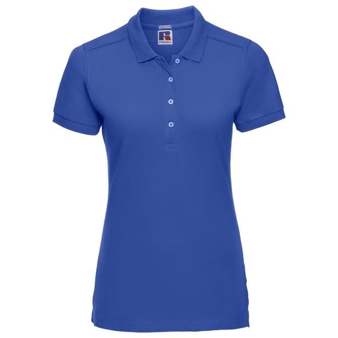 POLO-DONNA-STRETCH-Azzurro