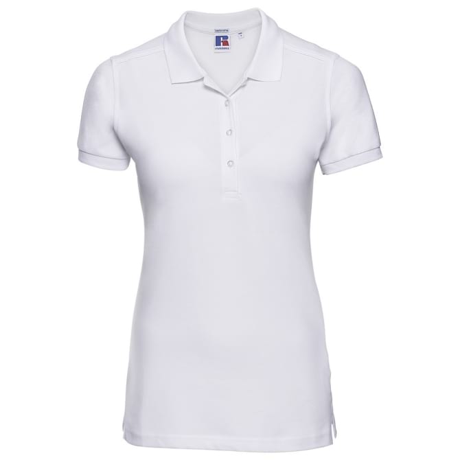 POLO-DONNA-STRETCH-Bianco