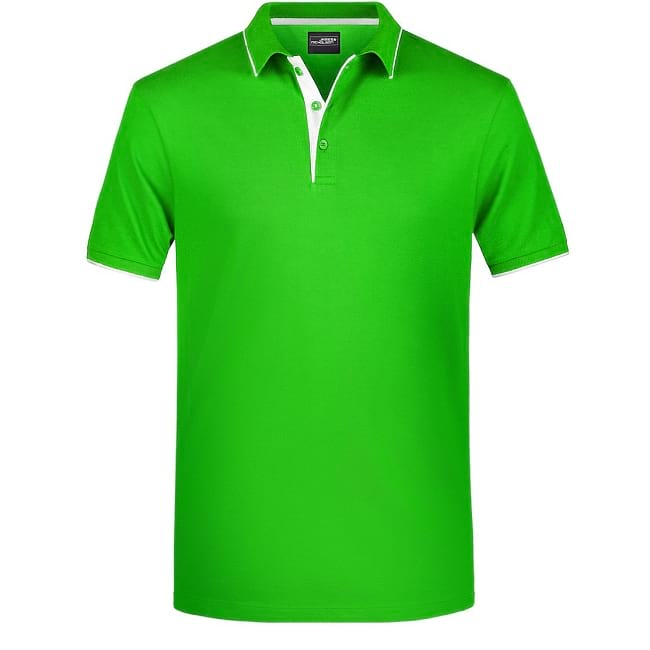 POLO-STRIPE-Verde/Bianco