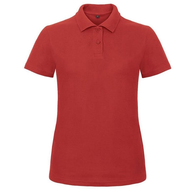 POLO-ID001-WOMEN-COLOR-Rosso