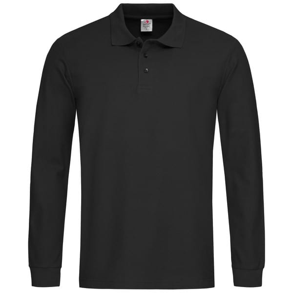 POLO-M/LUNGA-COLOR-Nero