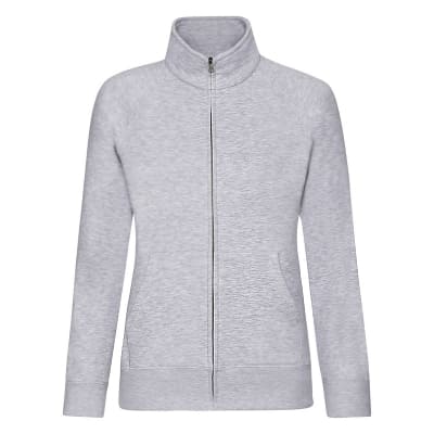 FELPA-DONNA-JACKET-Grigio melange