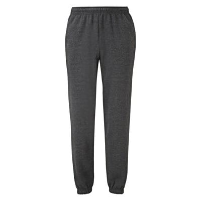 PANTALONE-FELPATO-Grigio scuro melange