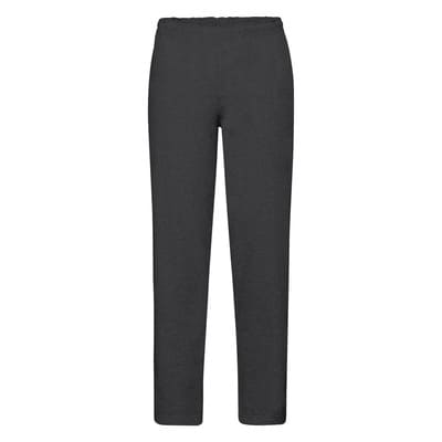 PANTALONE-FELPATO-Grigio scuro melange