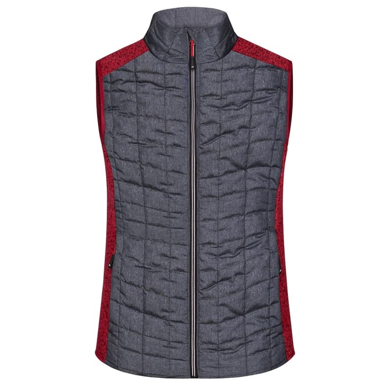 GILET-LADIES-HYBRID-Rosso