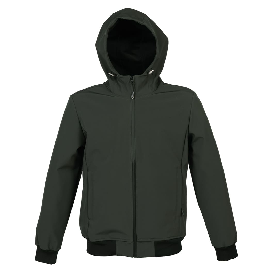 GIUBBOTTO-ELASTICIZZATO-LONDON-Verde militare