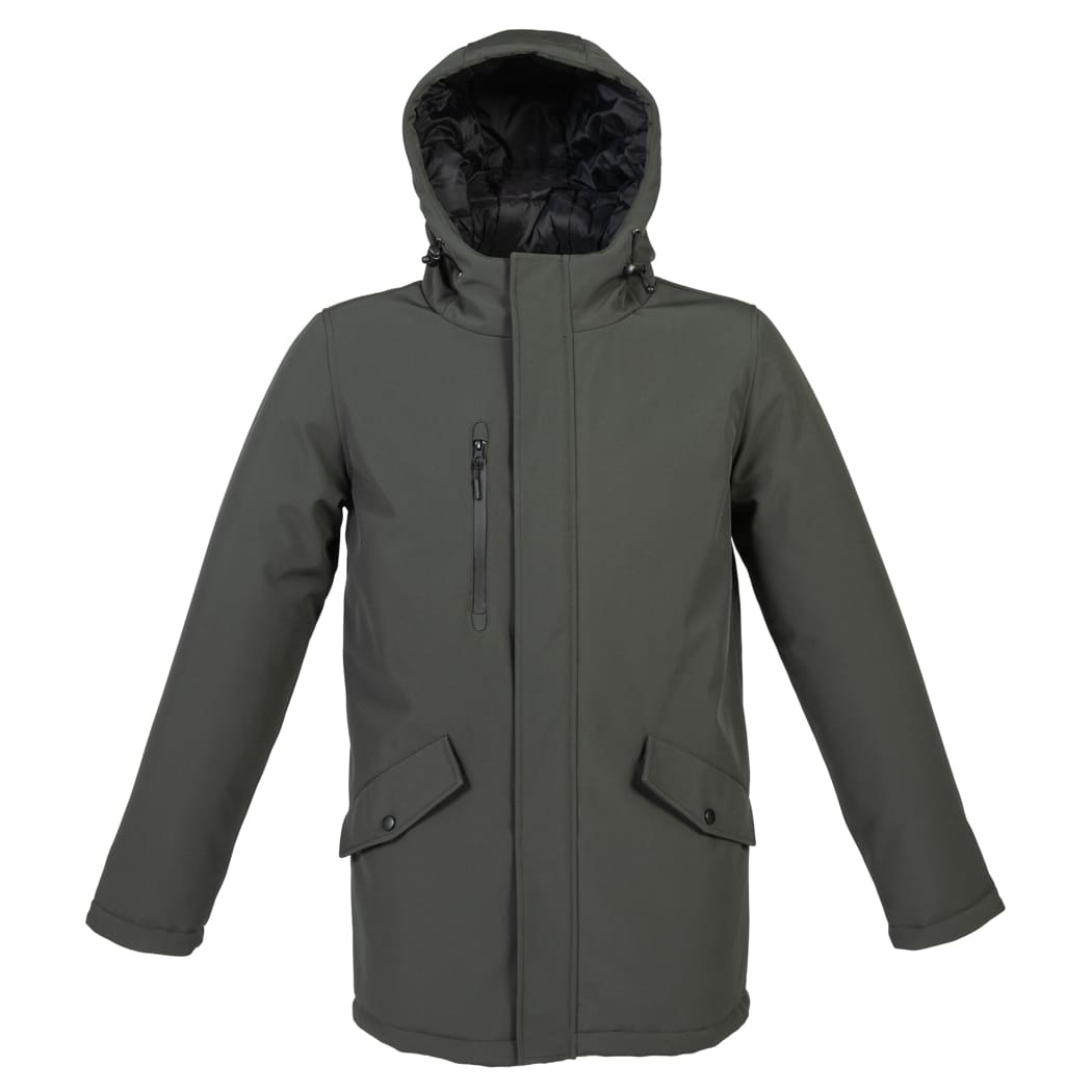 GIUBBOTTO-CON-CAPPUCCIO-ALASKA-MAN-Verde militare