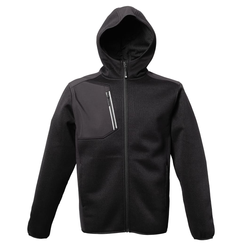 GIUBBOTTO-IN-KNITTED-FLEECE-DIGIONE-Nero