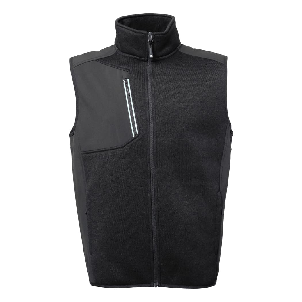 GILET-KNITTED-FLEECE-TREVIRI-Nero