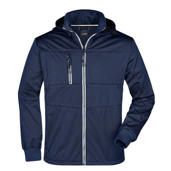 GIUBBINO-IN-SOFTSHELL-Blu navy