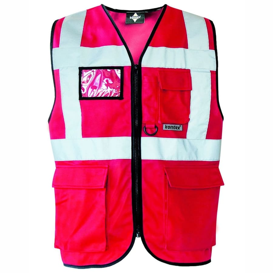 GILET-SICUREZZA-Rosso