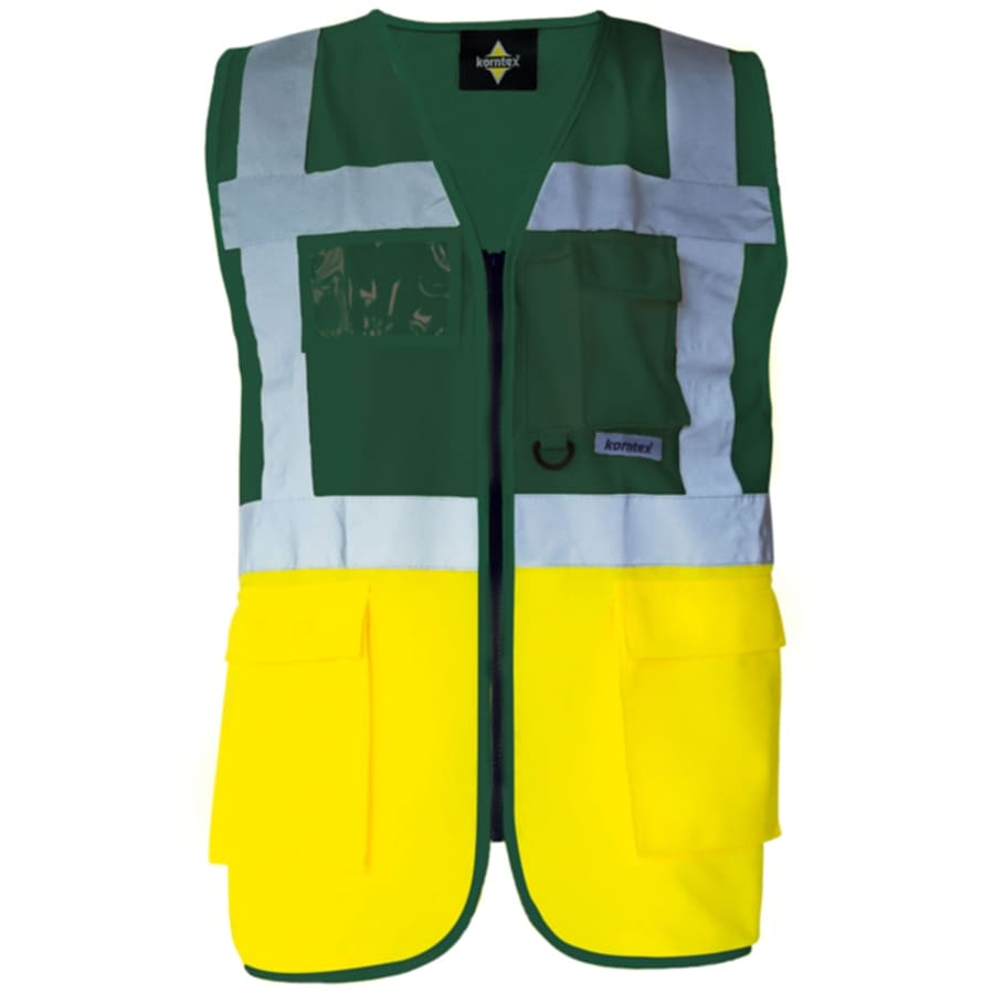 GILET-SICUREZZA-Verde/Giallo