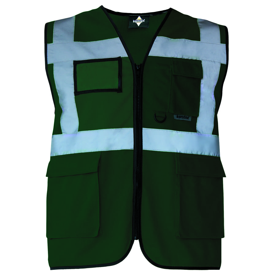 GILET-SICUREZZA-Verde scuro