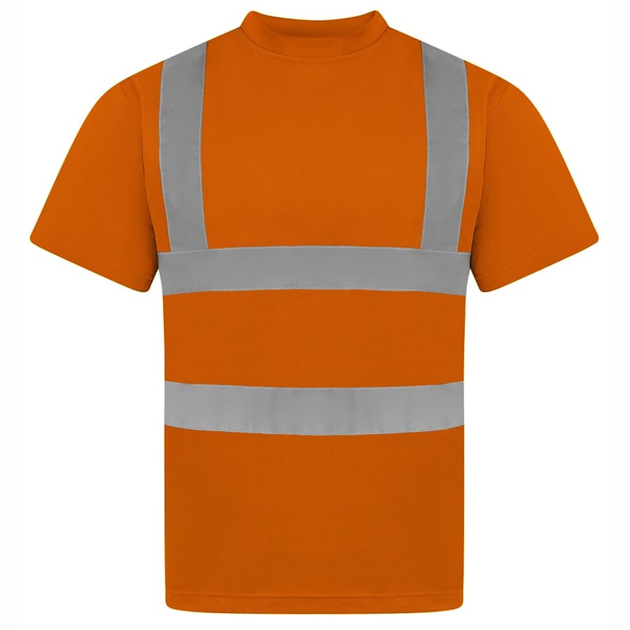 T-SHIRT-HI-VIZ-Arancione